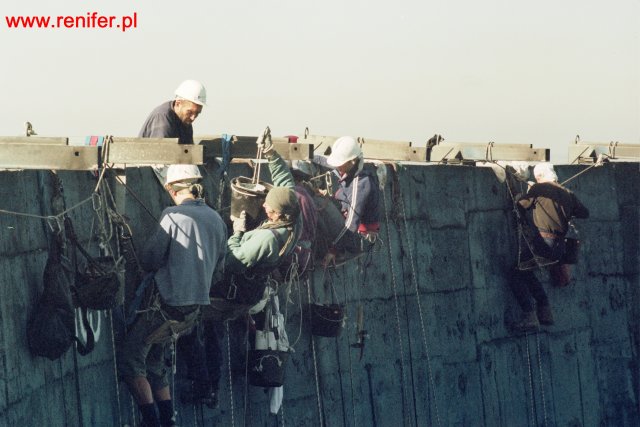 Bełchatów - remont chłodni kominowej 1996r.